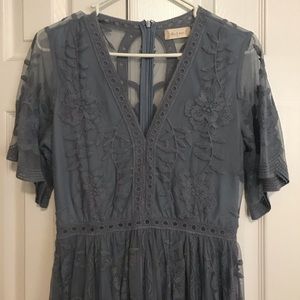 Altar’d State Maxi Sheer Slit Dress